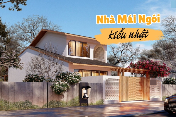 Mẫu Nhà Mái Ngói Kiểu Nhật: Hiện Đại & Gần Gũi Với Thiên Nhiên