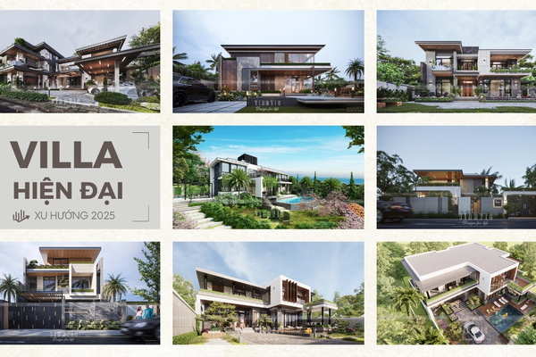 Những Mẫu Nhà Villa Hiện Đại - Xu Hướng Xây Dựng Thịnh Hành 2025
