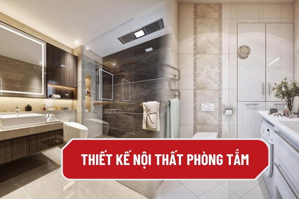29+ Mẫu Nội Thất Phòng Tắm Thiết Kế Đẹp– Sang Trọng & Tiện Nghi