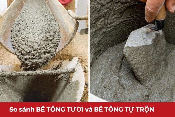 So sánh bê tông tươi và bê tông tự trộn cho nhà dân dụng