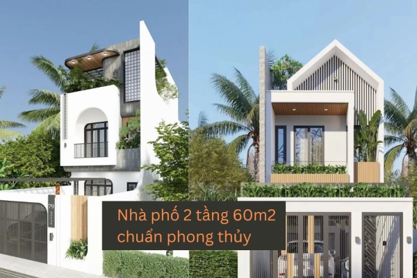 Gợi Ý 29 Mẫu Nhà Phố 3 Tầng Đẹp 60m2 Chuẩn Phong Thủy