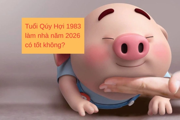 Sinh năm 1983 tuổi Quý Hợi xây nhà năm 2026 có tốt không?