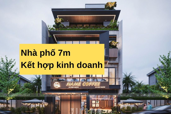 Nhà Phố Mặt Tiền 7m Kinh Doanh Nên Xây Bao Nhiêu Tầng?