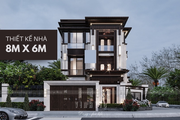 Tổng hợp 22+ mẫu thiết kế nhà mặt tiền 8m sâu 6m đẹp nhất hiện nay