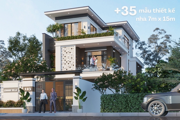 35+ Mẫu Thiết Kế Nhà Rộng 7m Dài 15m Đẹp Tối Ưu Ánh Sáng Và Thông Gió