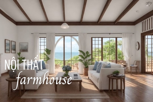 Mê mẩm với phong cách nội thất Farmhouse mộc mạc, yên bình