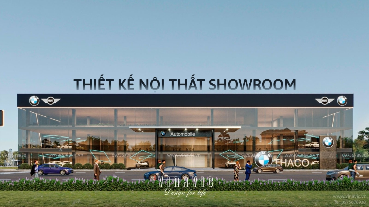 99+ Mẫu thiết kế thi công nội thất showroom đẹp, xu hướng mới 