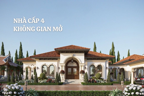 BST 30+ Mẫu Nhà Cấp 4 Không Gian Mở Đáng Xây Nhất Hiện Nay
