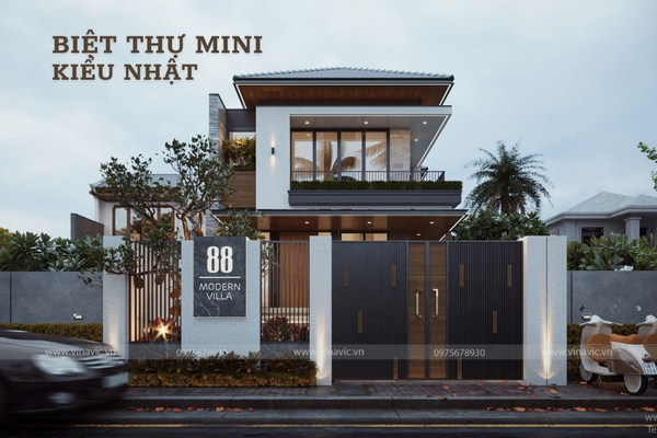 Tuyển Chọn 33 Mẫu Biệt Thự Mini Kiểu Nhật Đẹp Chuẩn Xu Hướng