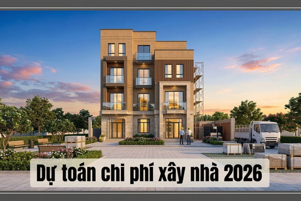 Năm 2026 xây nhà cần bao nhiêu tiền? Con số khiến nhiều người bất ngờ