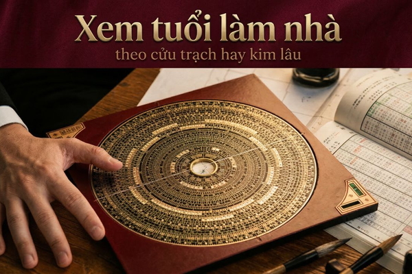 Xem tuổi làm nhà 2026: Cửu Trạch hay Kim Lâu đúng hơn?