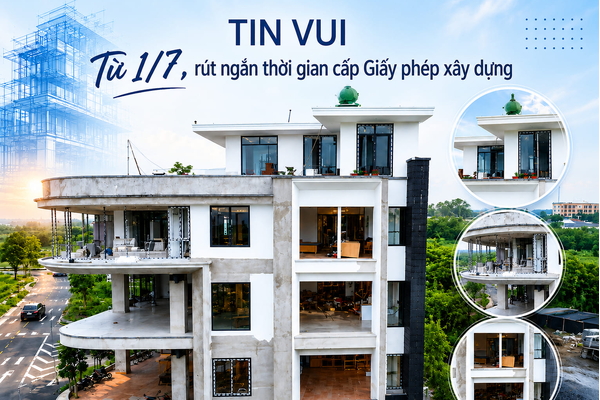 [TIN VUI] Rút ngắn thời gian cấp Giấy phép xây dựng Theo Nghị quyết mới