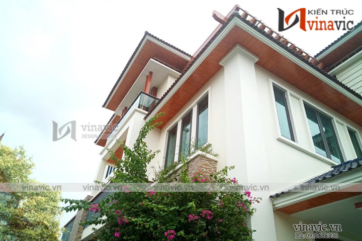 Mẫu thiết kế nhà mặt tiền 12m đẹp diện tích 170m2 Ninh Bình TCBT1663
