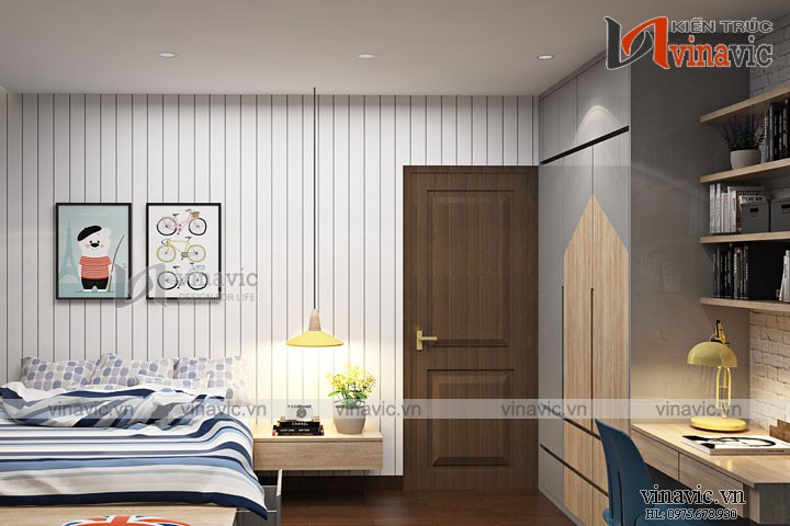 Mẫu thiết kế nội thất hiện đại cho căn nhà phố diện tích nhỏ NTNO1620