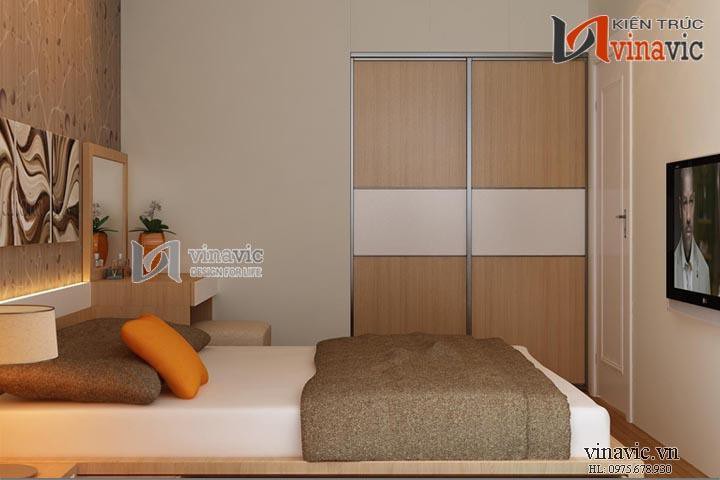 Thiết kế nội thất chung cư 3 phòng ngủ 112m2 NTC1417