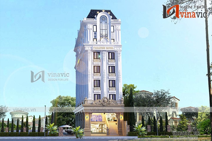 Thiết kế khách sạn đẹp ở Nha Trang với tiêu chuẩn 4 sao mới