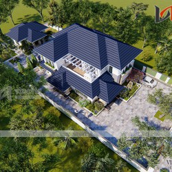 Nhà đẹp 2 tầng mái thái hiện đại nổi bật nhất biển Sầm Sơn BT1911