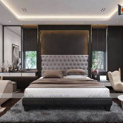 Biệt thự 3 tầng 4 phòng ngủ BT1908 mang phong cách hiện đại đầy đủ tiện nghi