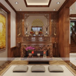 Siêu phẩm nhà đẹp 2 tầng làm bằng gỗ Conwood kết hợp xi măng giả gỗ tại Lạng Sơn