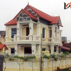 Xây nhà biệt thự đẹp 2 tầng tại Ứng Hòa - Hà Nội TCBT1600