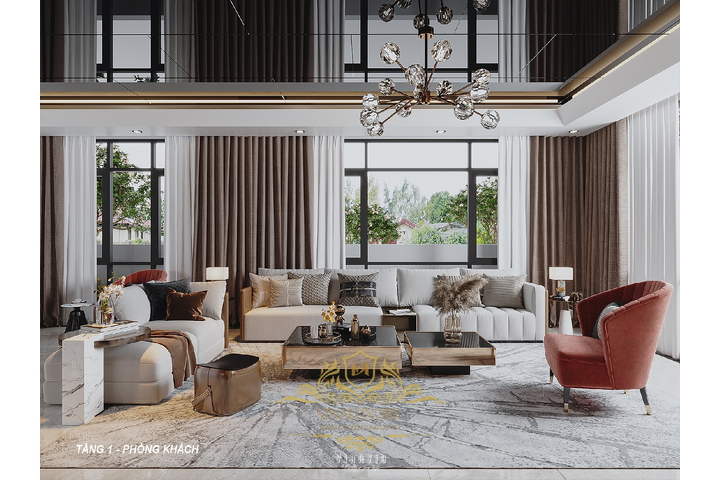 Thiết kế nội thất biệt thự vườn đẹp (CĐT:Ông Thanh-Viêng Chăn) NT2309