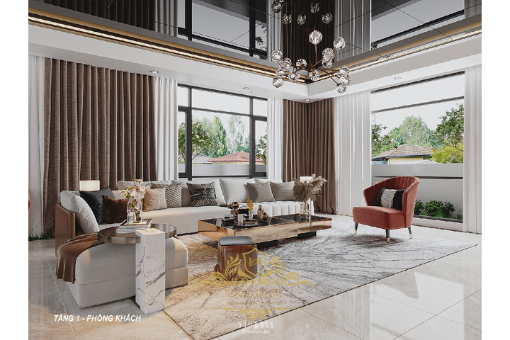 Thiết kế nội thất biệt thự vườn đẹp (CĐT:Ông Thanh-Viêng Chăn) NT2309