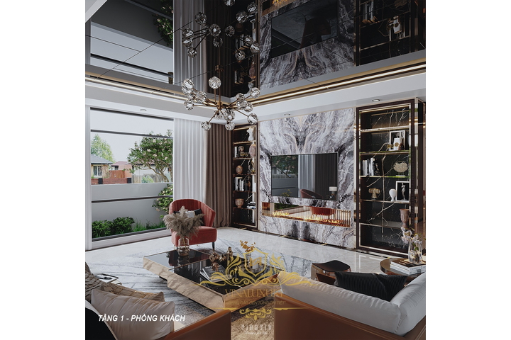 Thiết kế nội thất biệt thự vườn đẹp (CĐT:Ông Thanh-Viêng Chăn) NT2309