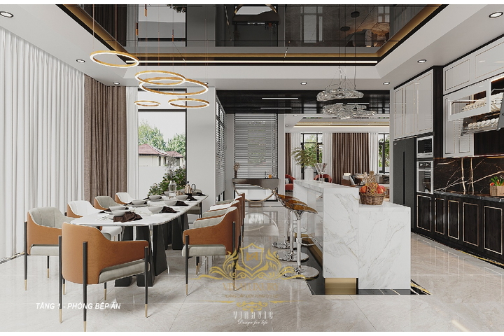 Thiết kế nội thất biệt thự vườn đẹp (CĐT:Ông Thanh-Viêng Chăn) NT2309