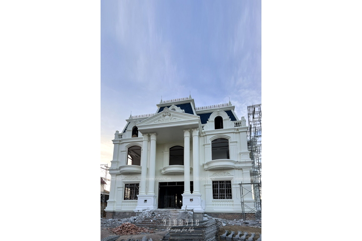 Thi công biệt thự tân cổ điển 3 tầng (CĐT: Mr Cường - Vũng Tàu) TCBT2204