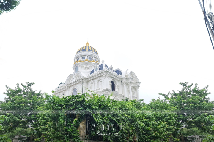 Thi công biệt thự Cổ Điển 4 tầng 264m2 (CĐT: Mr Ngọc- Thường Tín) TCBT2208