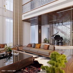 Thiết kế nội thất hiện đại biệt thự 2 tầng (CĐT: Mr Thắng - Ninh Bình) NT2313