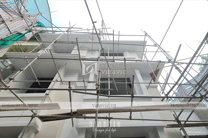 Thi công biệt thự hiện đại 4 tầng 120m2 (CĐT: Mr Quyền - Linh Đàm) TCBT2211