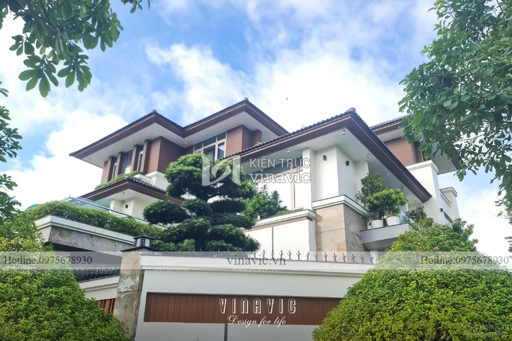 Thi công biệt thự góc 3 tầng 2 mặt tiền (CĐT: Mr Hiệu - An Giang) TCBT2214