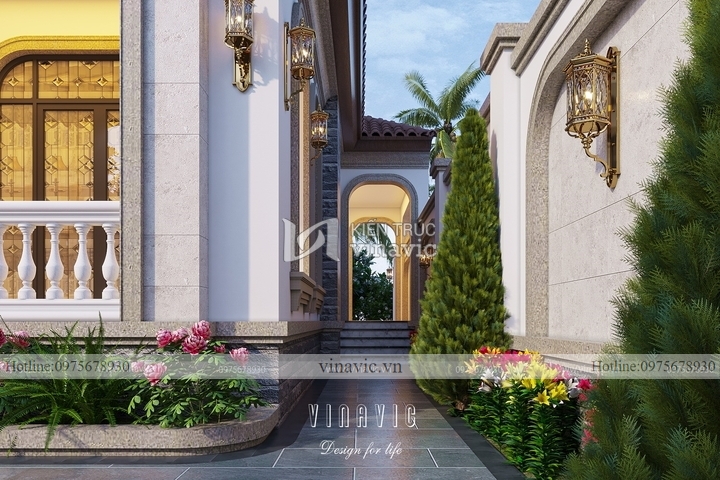 Mẫu thiết kế nhà phong cách địa trung hải đẹp và độc đáo nhất BT2237