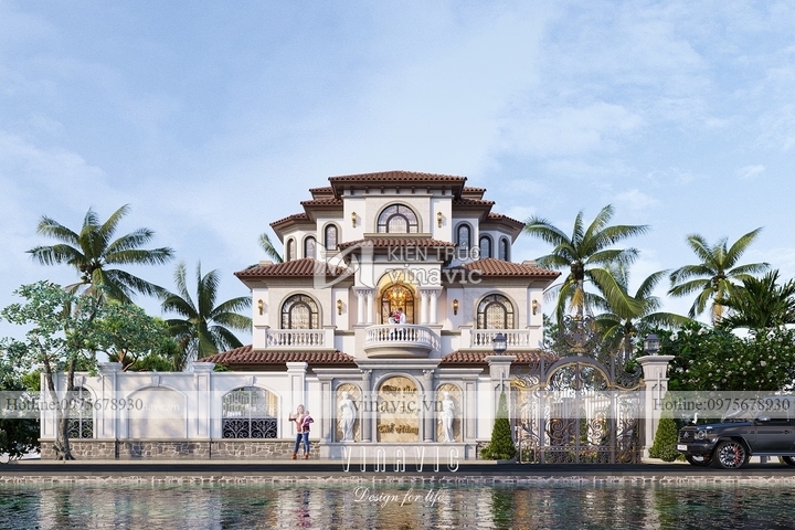 Mẫu thiết kế nhà phong cách địa trung hải đẹp và độc đáo nhất BT2237