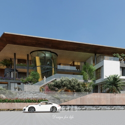 Mẫu thiết kế biệt thự villa hiện đại 730m2 đẳng cấp 5 sao BT2233