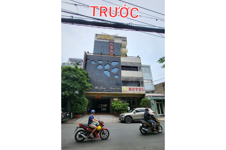 Thiết kế tổ hợp khách sạn nhà hàng cafe 7 tầng (12x28m) BT2330