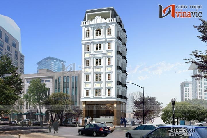 Khách sạn văn phòng phong cách tân cổ điển KSVP014