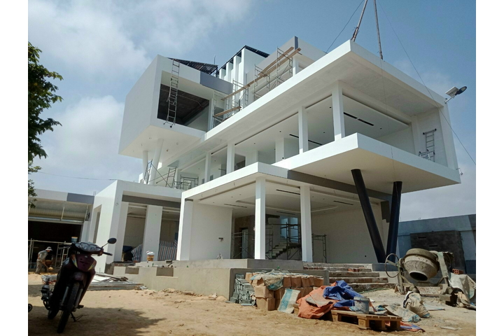 Thi công biệt thự hiện đại 3 tầng 220m2 (CĐT: Mr Nhật- Quảng Bình) TCBT2218