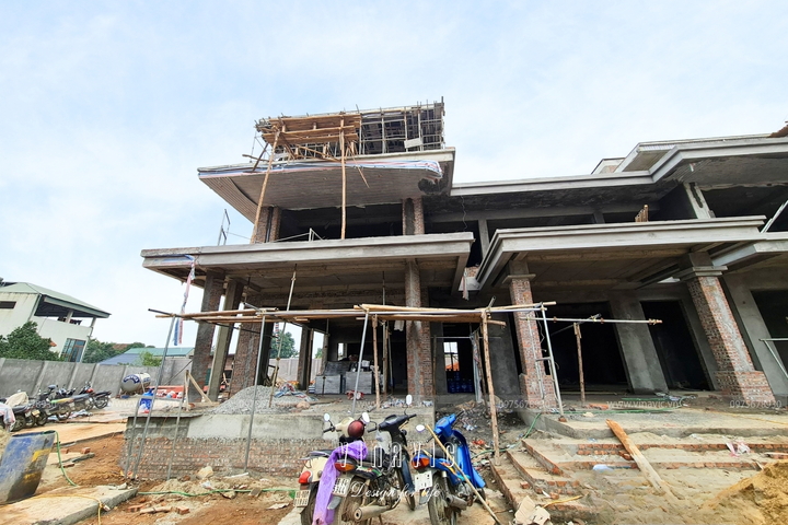 Thi công biệt thự 3 tầng hồ bơi hiện đại (CĐT: Mr Thanh - Vĩnh Phúc) TCBT2219