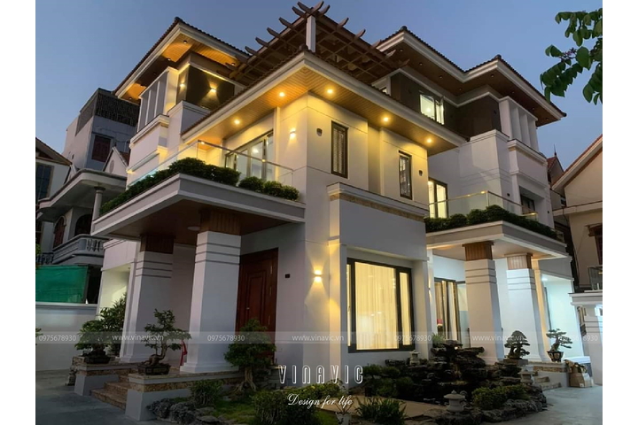 Thi công biệt thự hiện đại 200m2 3 tầng (CĐT: Mr Huy - Quảng Ninh) TCBT2223