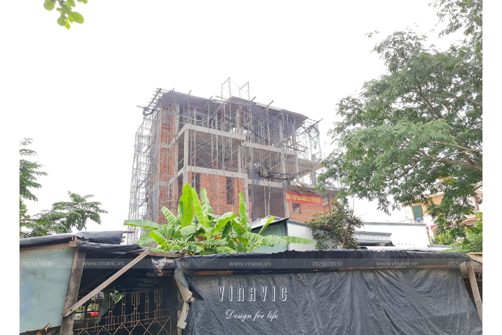 Thi công biệt thự phố 3 tầng hiện đại 98m2 (CĐT: Mr Sơn - Tp HCM) TCBT2225