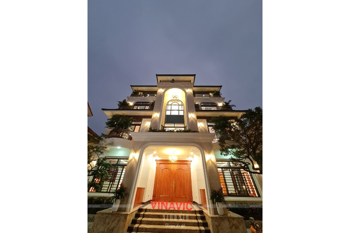 Thi công biệt thự 4 tầng tân cổ điển 223m2 (CĐT: Mrs Liên - Nghệ An) TCBT2224