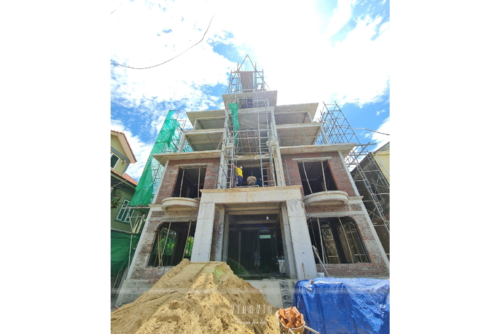 Thi công biệt thự 4 tầng tân cổ điển 223m2 (CĐT: Mrs Liên - Nghệ An) TCBT2224