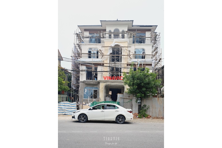 Thi công biệt thự 4 tầng tân cổ điển 223m2 (CĐT: Mrs Liên - Nghệ An) TCBT2224