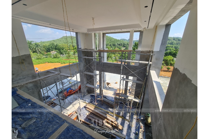 Thi công biệt thự hiện đại 2 tầng 210m2 (CĐT: Mr Mẫn - Hà Nội) TCBT2227