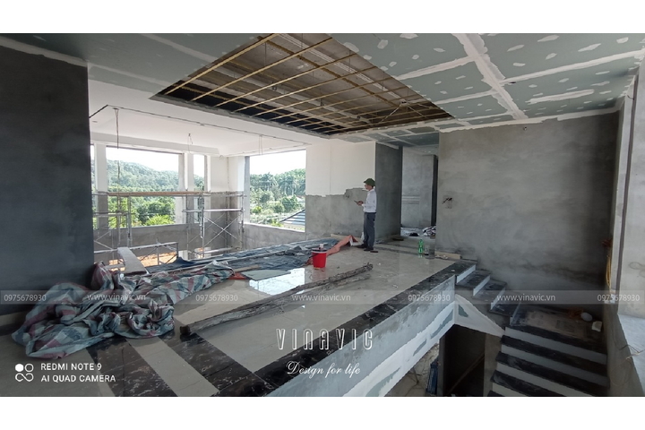 Thi công biệt thự hiện đại 2 tầng 210m2 (CĐT: Mr Mẫn - Hà Nội) TCBT2227