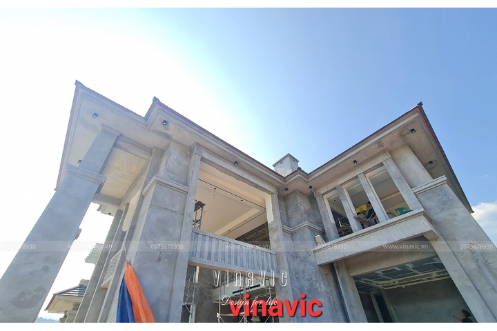 Thi công biệt thự hiện đại 2 tầng 210m2 (CĐT: Mr Mẫn - Hà Nội) TCBT2227