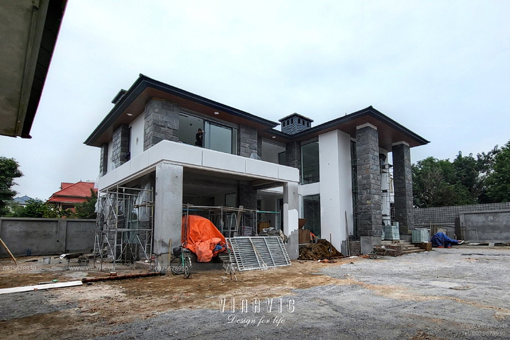 Thi công Villa hiện đại 2 tầng 294m2 (CĐT: Mr Thắng - Ninh Bình) TCBT2229