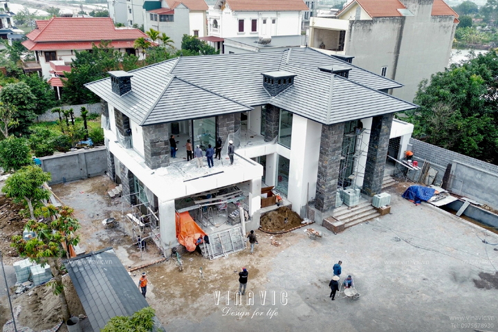 Thi công Villa hiện đại 2 tầng 294m2 (CĐT: Mr Thắng - Ninh Bình) TCBT2229